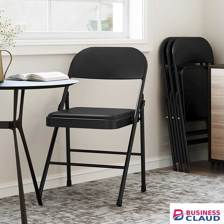 Padded Stackable Folding Chair