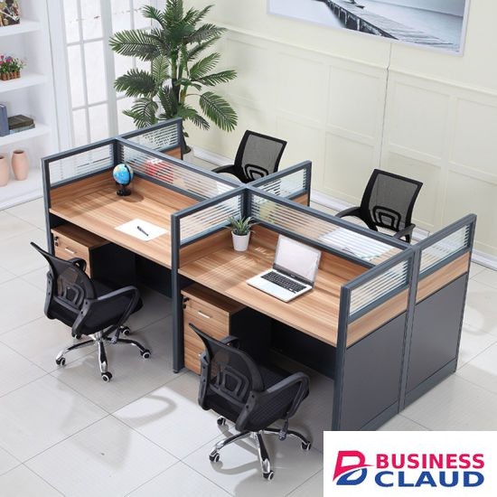4-seater Modular Office Workstation