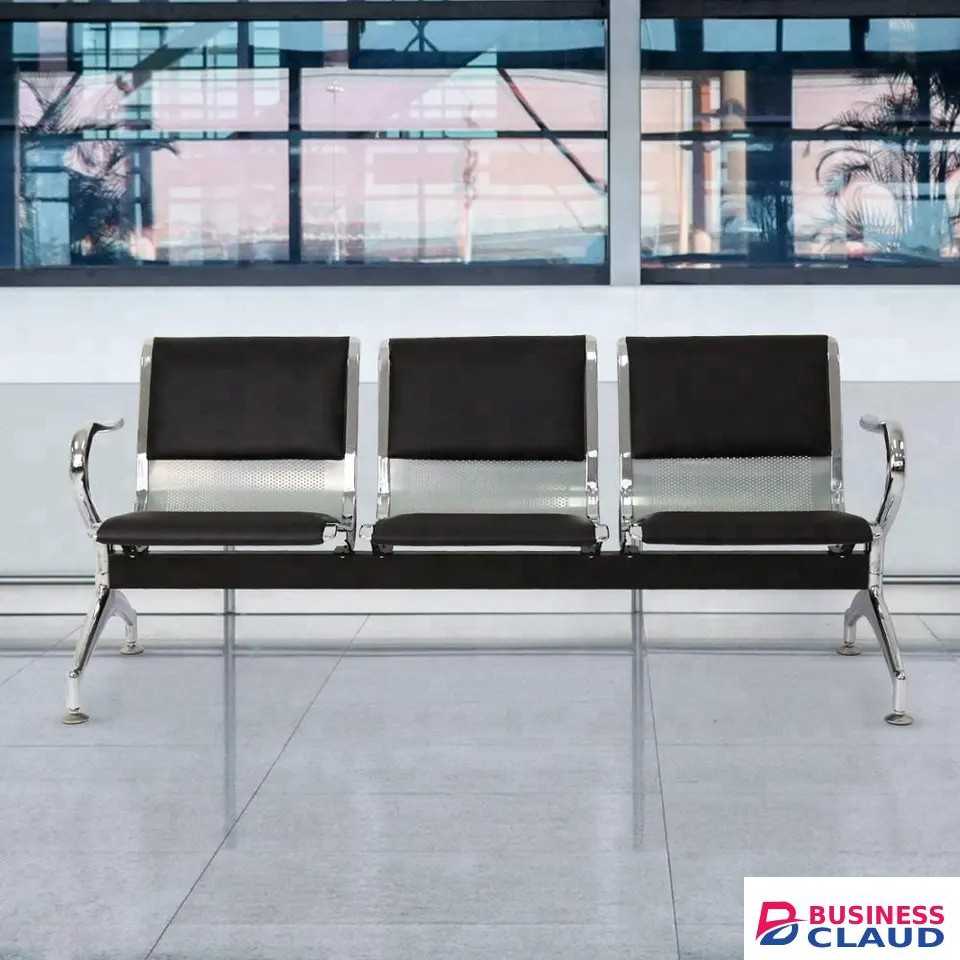 3-link Padded Waiting Bench