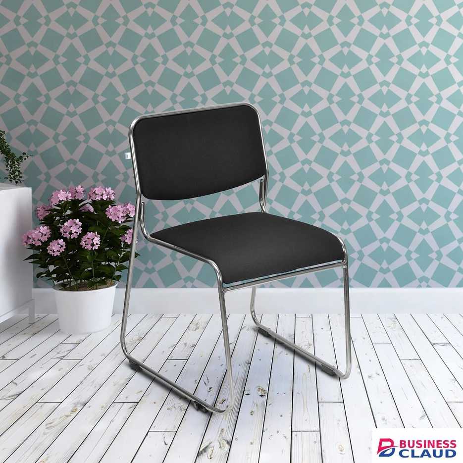 Chrome Office Visitor Seat(stackable)