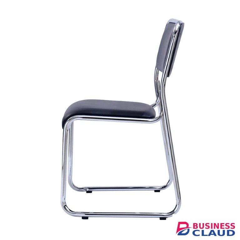 Stackable Chrome Office Chairs