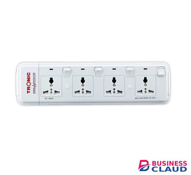 Tronic 4 Way Extension Cable surge