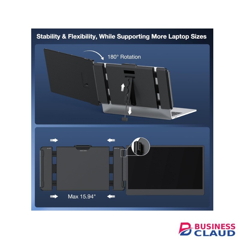 V2COM Dual Laptop Monitor Extender 14" S1