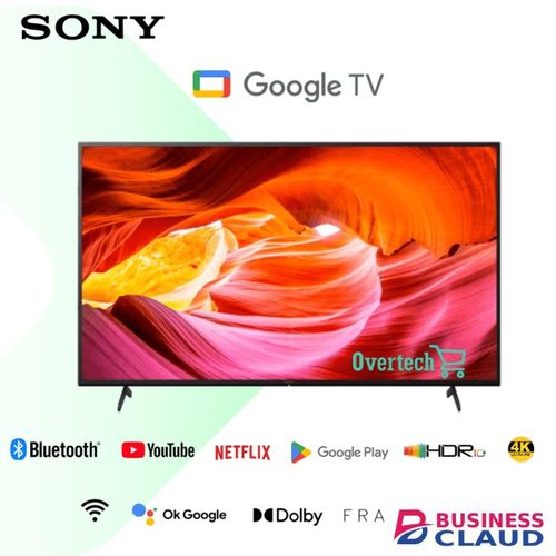 Sony 55 Inch X75K Smart Google TV in Wi-fi-netflix-youtube-appstore-inbuilt-decoder-free-bracket-tv-guard-extension