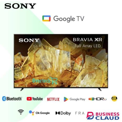 Sony 65 Inch X90L Smart Google TV in Wi-fi-netflix-youtube-appstore-inbuilt-decoder-free-bracket-tv-guard-extension