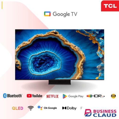 TCL 55C755 55 Inch QD-Mini LED Smart TV in Wi-fi-netflix-youtube-appstore-inbuilt-decoder-free-bracket-tv-guard-extension