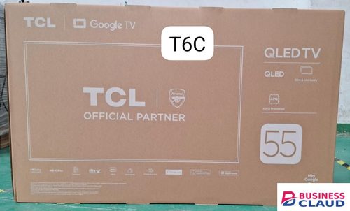 TCL 55T6C 55 Inch QLED Smart TV in Wi-fi-netflix-youtube-appstore-inbuilt-decoder-free-bracket-tv-guard-extension