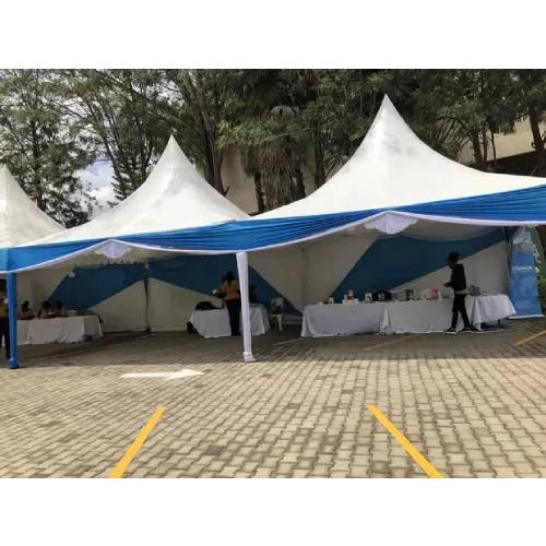 100 Seater White and  Blue Tent & Decor in Nairobi