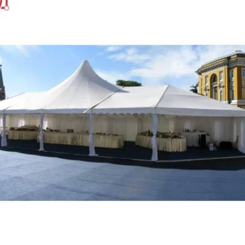 1000-Seater Fireproof Multi High Peak Mixed White Wedding Party Marque