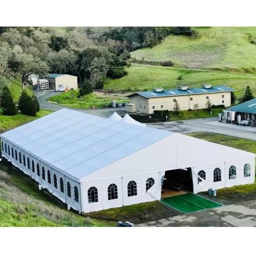 Affordable frame tent solution for 4000 attendees in Kenya