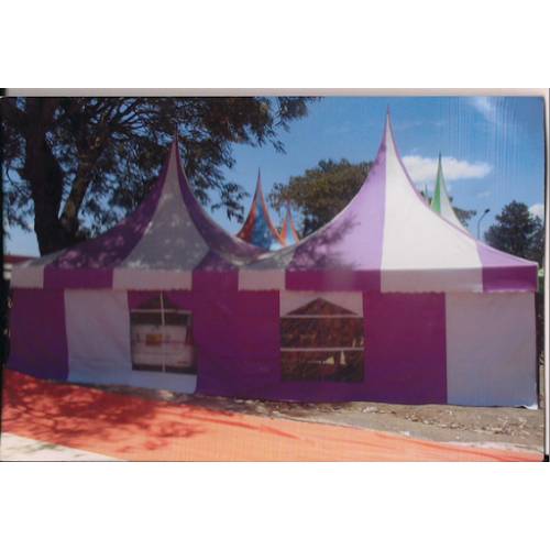 Best High peak tent for 100 people for winter reception in Purple and White in Upper-hill