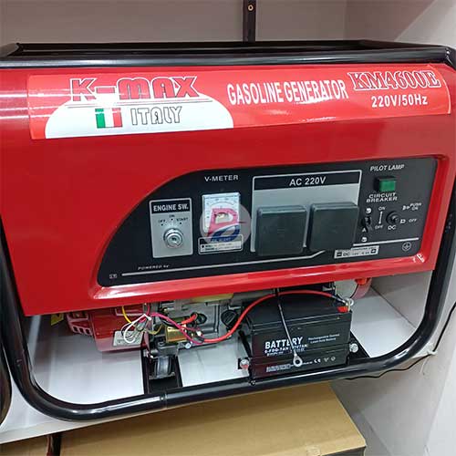 K-max Italy Gasoline Petrol Generator 2.4kva  Black