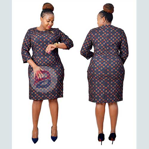 Fashion Turkey Elegant Women Office Dress