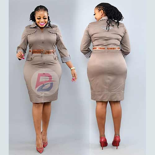 Turkey Front Button Women's Office Casual