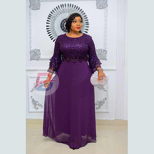Turkey Fashion Plus Size Women Maxi Cocktail Party Dress