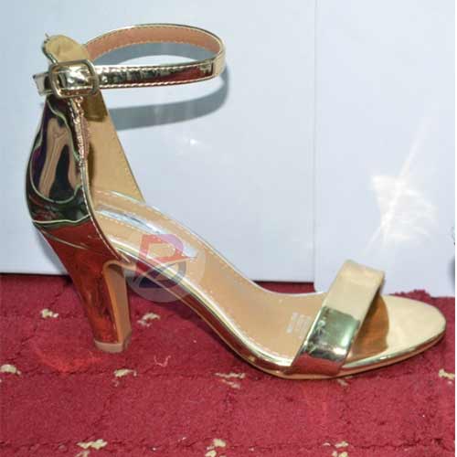 gold heels for wedding or official sandals for women