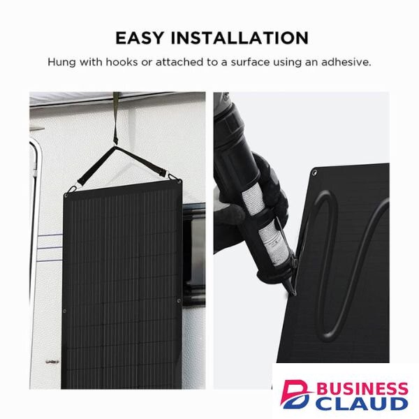 Eco Flow Flexible Solar Panel 100W Model EFSOLAR100F, Lightw