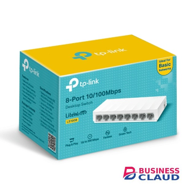 Tp-Link LS1008 8-Port 10/100Mbps Desktop Network Switch