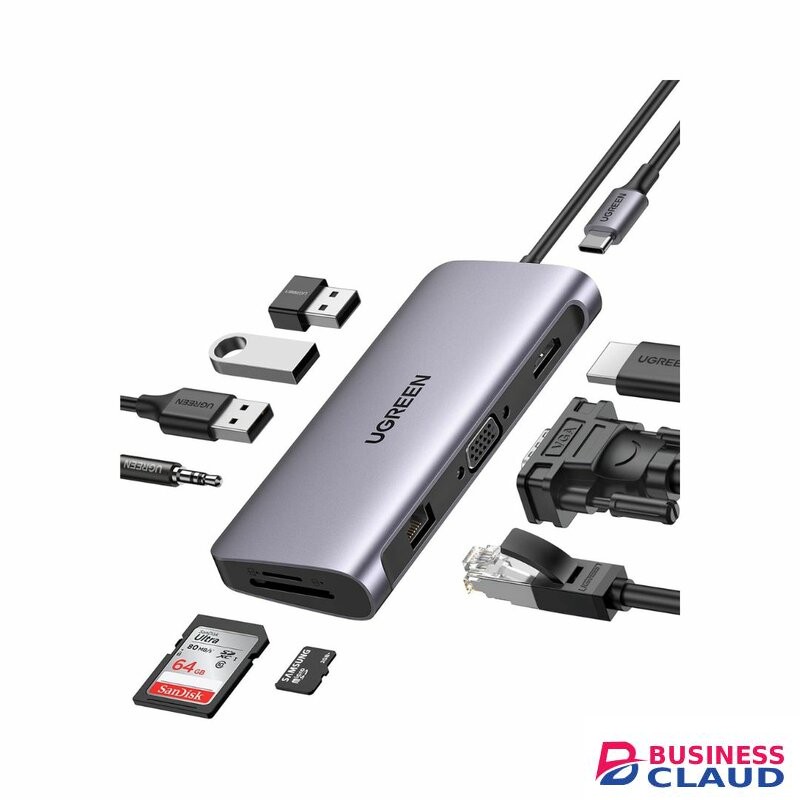 UGREEN USB-C Multifunction Adapter 10 In 1 (Space Gray)