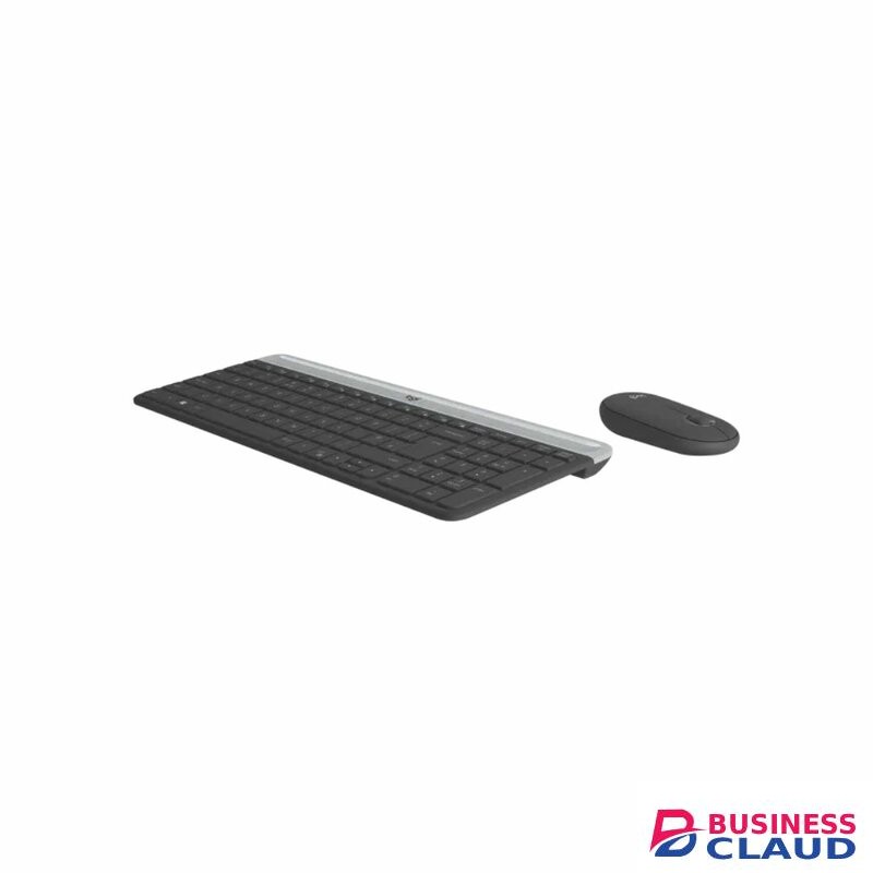 Logitech Slim Wireless Keyboard And Mouse Combo MK470 - Graphite - 920