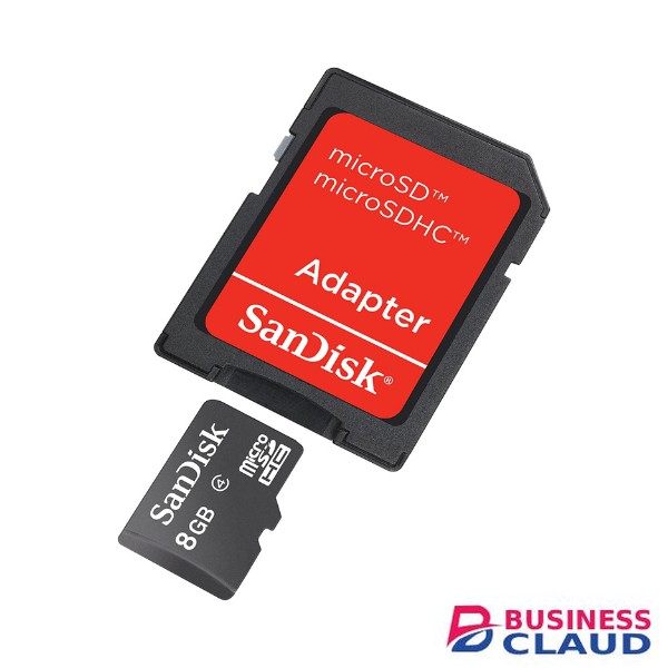 SanDisk MicroSDHC 8GB+ SD Adapter