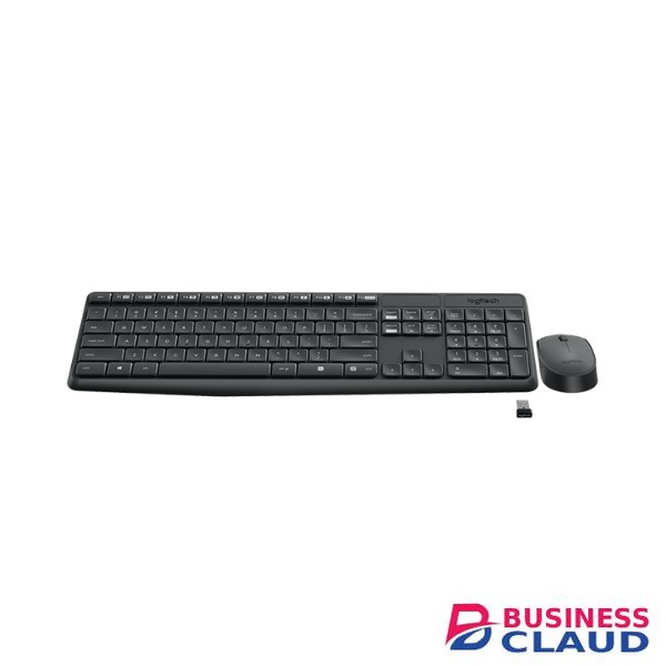 Logitech Wireless Keyboard & Mouse MK235 - English & Arabic