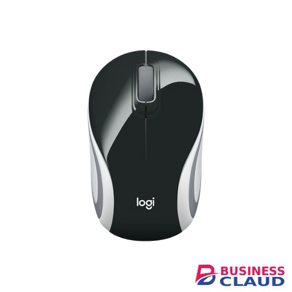 Logitech Wireless Mouse M187 (Black, Red, White)
