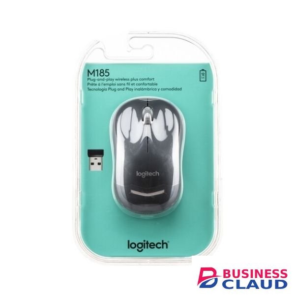 Logitech Wireless Mouse M185 Grey/Blue/Red