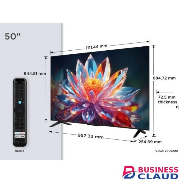 TCL 50 Inch QLED 4K Smart TV
