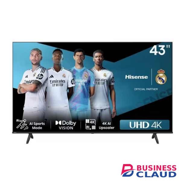 Hisense 43 Inch Smart 4k Frameless TV 43A6KKEN (2025)