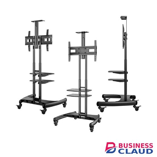 ONKRON Mobile TV Trolley/cart For 32 To 65” Flat Screens Up To 45 Kg TS15-62/T