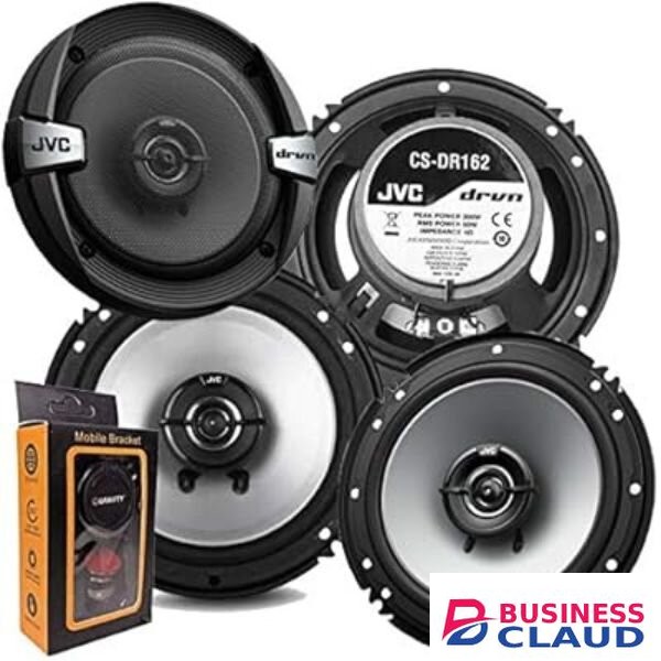JVC CS-DR162 – 6.5” 2-Way Car Speakers, 300W Peak Power