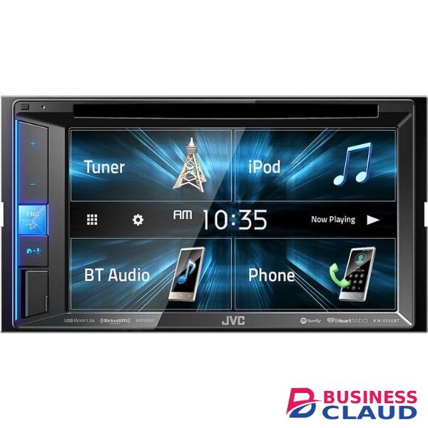 JVC KW-V250BTM Car Audio – 6.8" Touchscreen, Bluetooth,