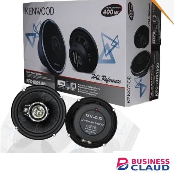 Kenwood KFC-HQR1600 – 6.5 Inch 3-Way Car Speakers, 400W