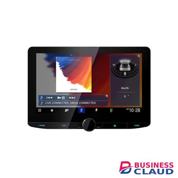 Kenwood DMX9720XS – 10.1 Inches Floating HD Touchscreen Car