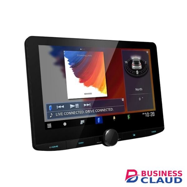 Kenwood DMX9720XS – 10.1 Inches Floating HD Touchscreen Car