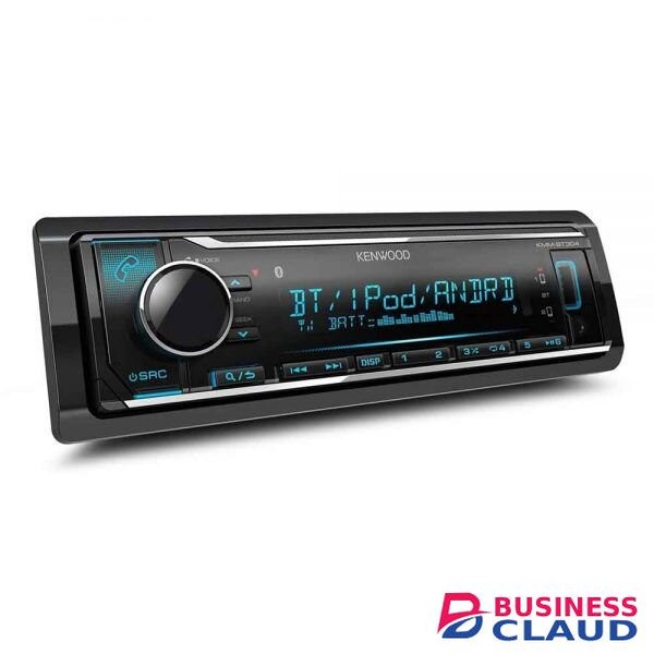 Kenwood KMM-BT408 - 1-DIN Car Stereo, Bluetooth, USB