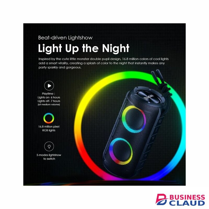 Oraimo Rover RGB Lights Bluetooth 5.3 Portable IPX5 Wireless Speaker