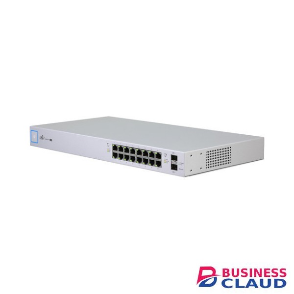 UniFi Managed 16-Port Gigabit Ethernet PoE Switch 150W + 2 SFP Ports
