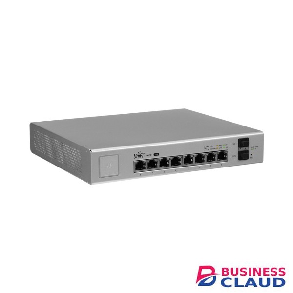 UniFi Managed 8-Port Gigabit Ethernet PoE Switch 150W + 2 SFP Ports