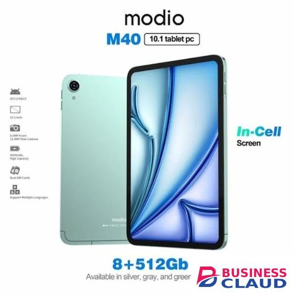 Modio M40 5G 10.1 Inch 8GB RAM 512GB ROM Tablet