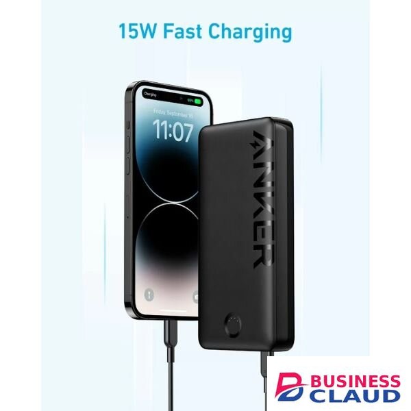 Anker 20K 15W Power Bank – Fast Charging, 20000mAh Capacity