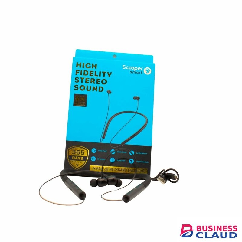 scooper neckband earphone 8hr battery 2026