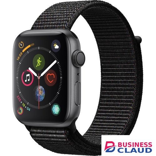 Apple Watch Series 4 (GPS Only, 44mm, Space Gray Aluminum, Black Sport Loop)