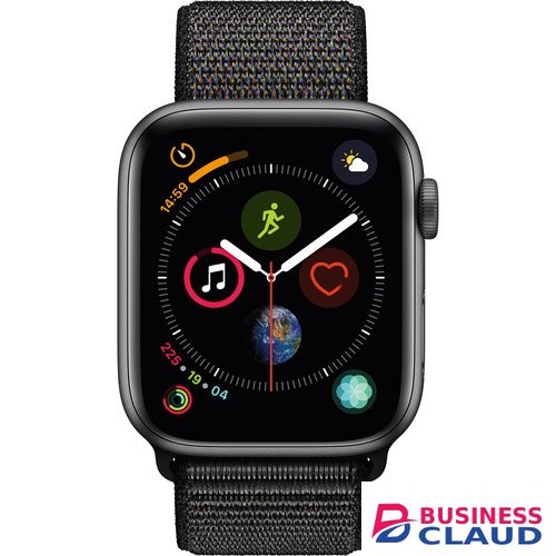 Apple Watch Series 4 (GPS Only, 44mm, Space Gray Aluminum, Black Sport Loop)