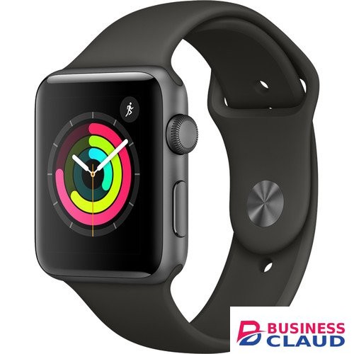 Apple Watch Series 3 42mm Smartwatch (GPS Only, Space Gray Aluminum Case, Gray S