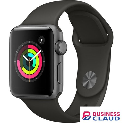 Apple Watch Series 3 38mm Smartwatch (GPS Only, Space Gray Aluminum Case, Gray S
