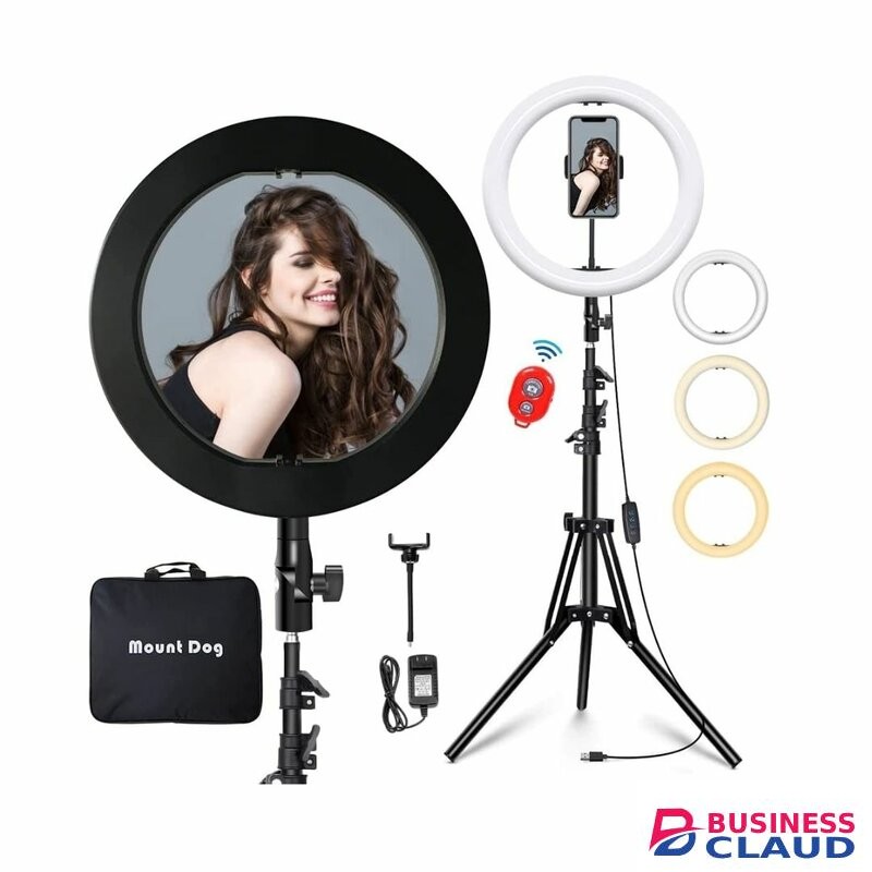 14” Ring Light W/Remote And Lightstand