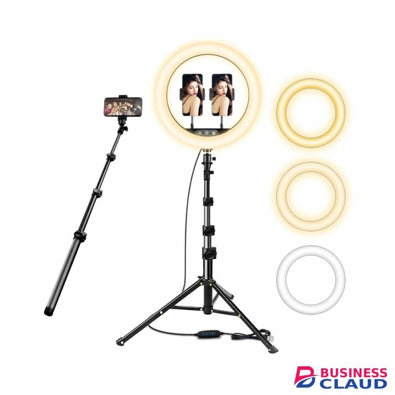 12 Inch Led Ring Light With 2.1m Tripod Stand