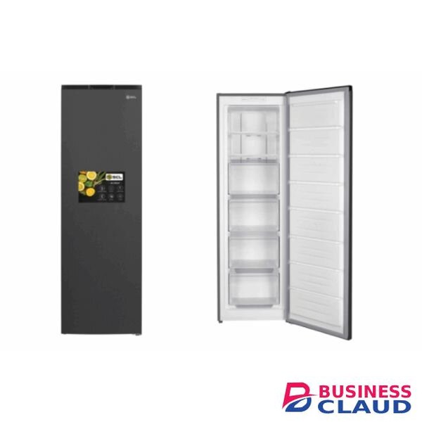 SCL 204L Upright No Frost Freezer, Pebble Grey SCL